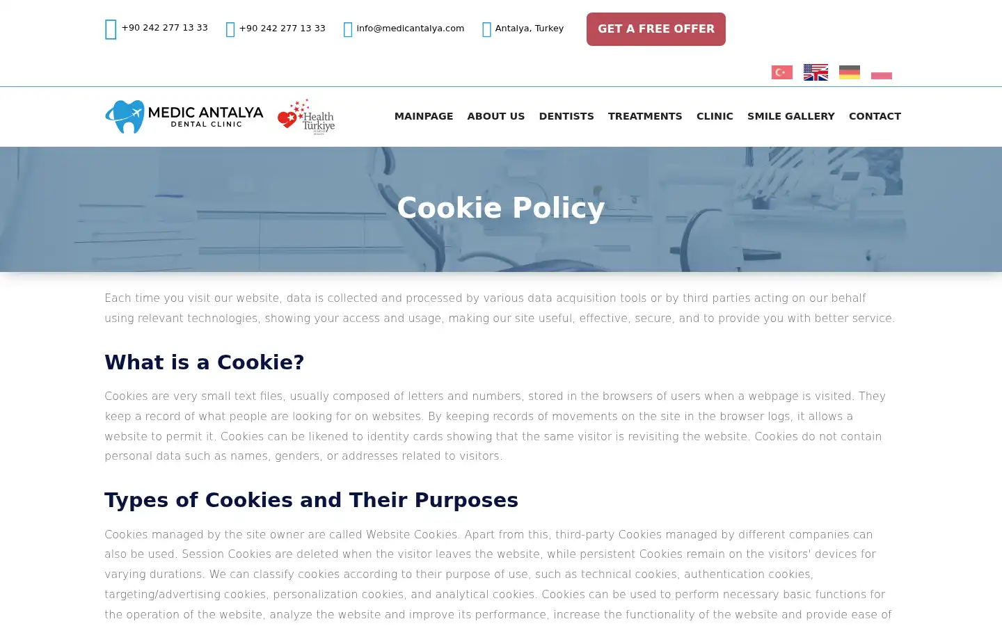 Screenshot of medicantalya.com