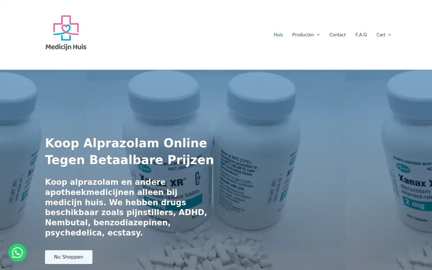 Screenshot of medicijnhuis.com