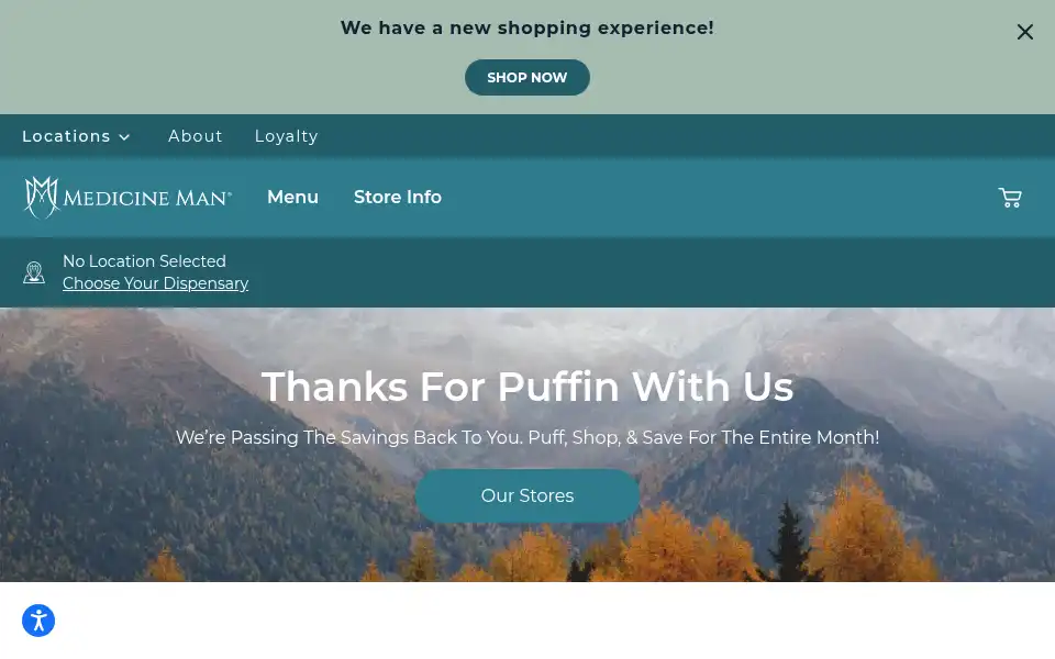 Screenshot of medicinemandenver.com