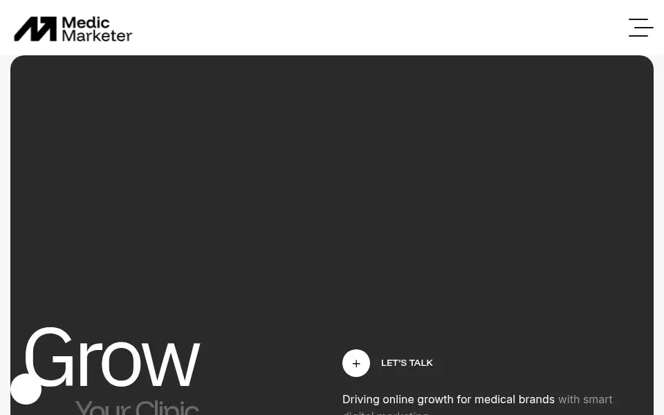 Screenshot of medicmarketer.com