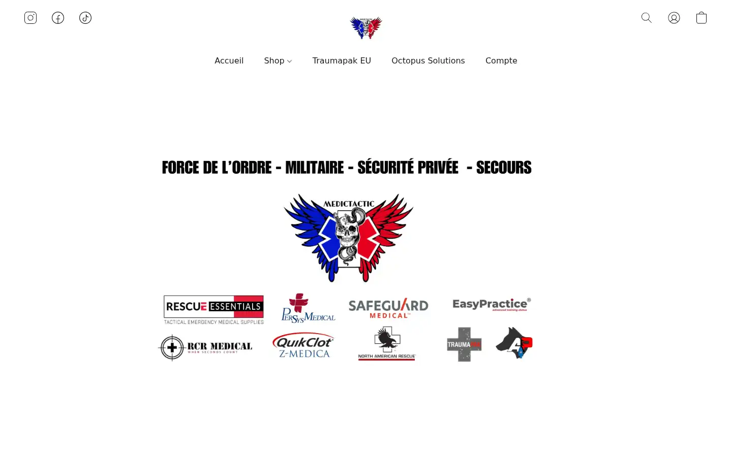 Screenshot of medictactic.fr
