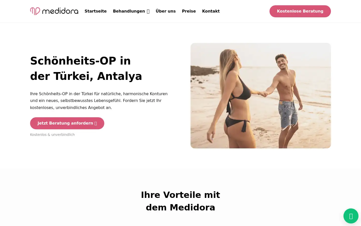Screenshot of medidora.de