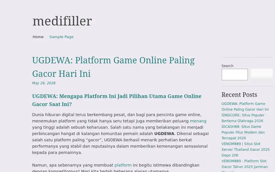 Screenshot of medifiller.com