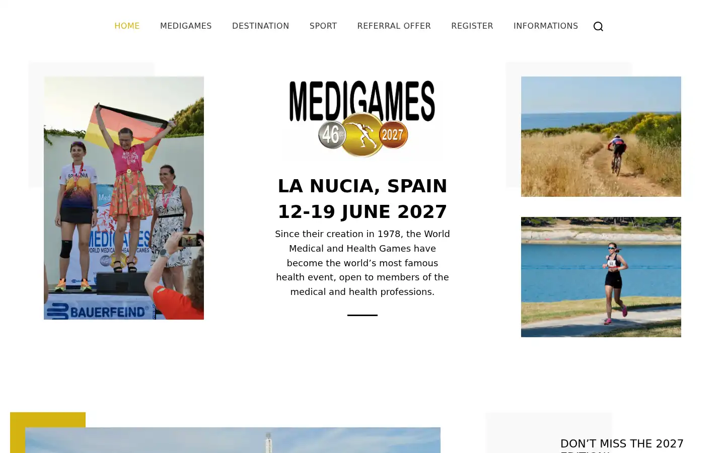 Screenshot of medigames.com