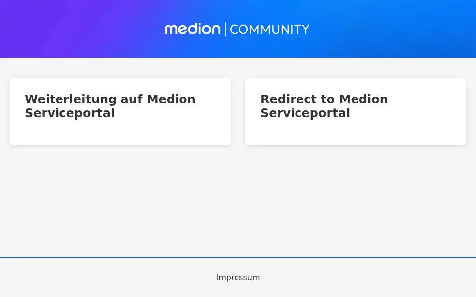 Screenshot of medion.be