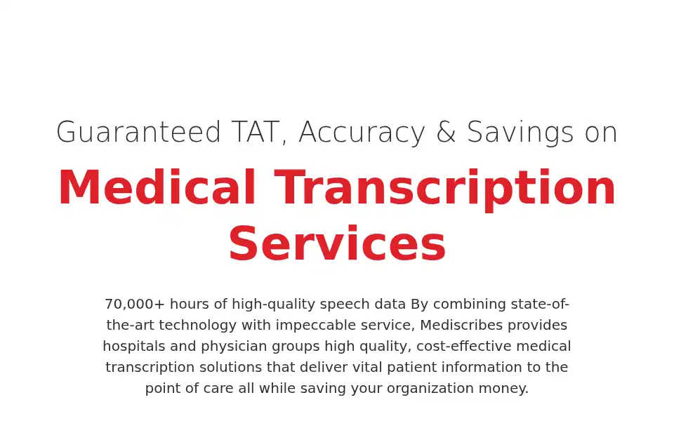Screenshot of mediscribes.com