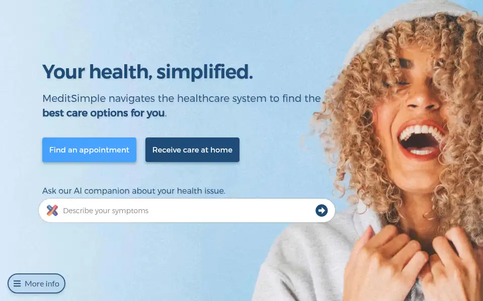 Screenshot of meditsimple.com