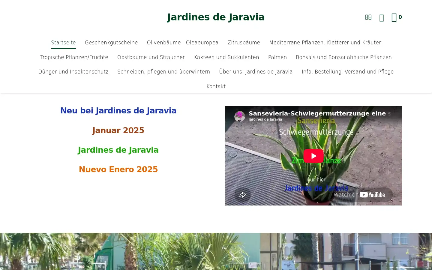 Screenshot of meditterane-pflanzen.eu