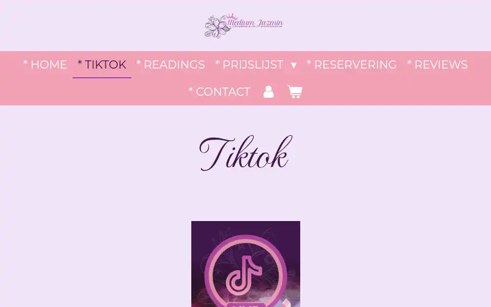 Screenshot of mediumjazmin.com
