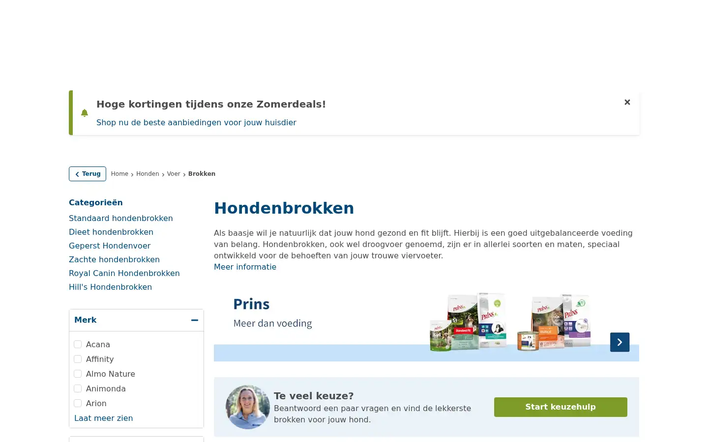 Screenshot of medpets.nl