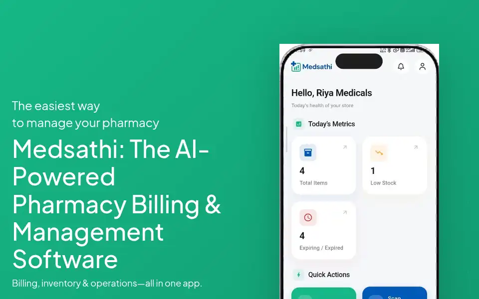 Screenshot of medsathi.com
