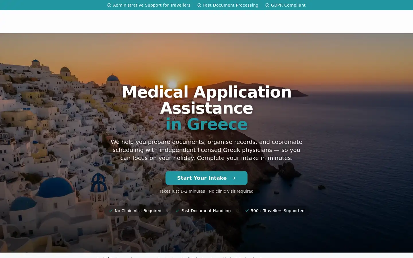 Screenshot of medtouristgr.com