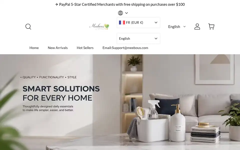 Screenshot of meebous.com