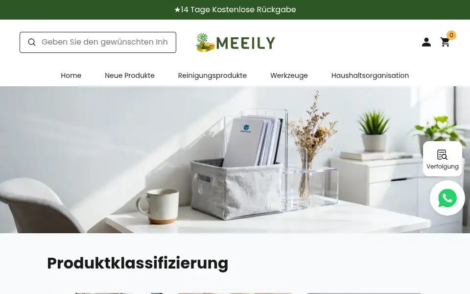 Screenshot of meeily.com