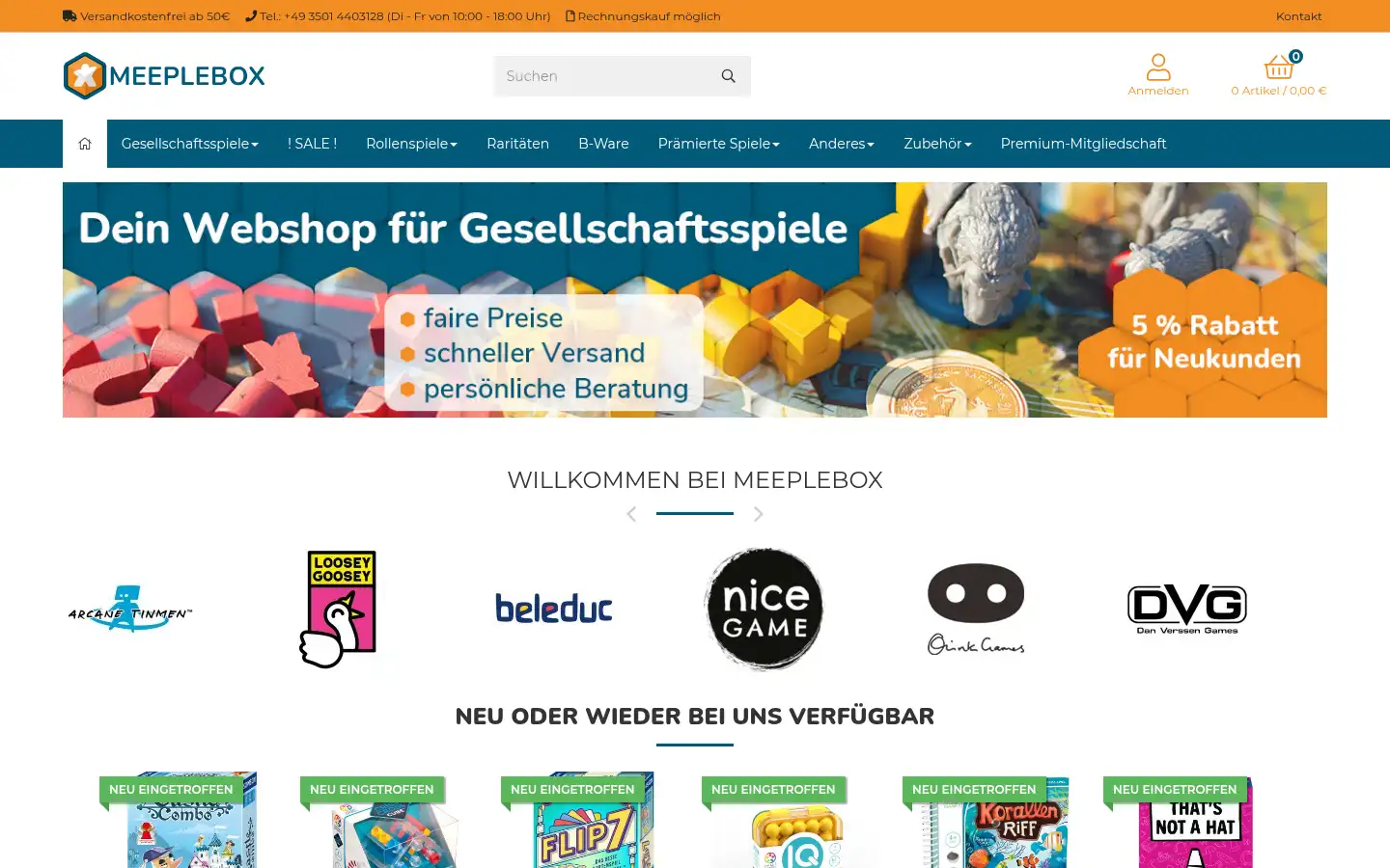 Screenshot of meeplebox.de