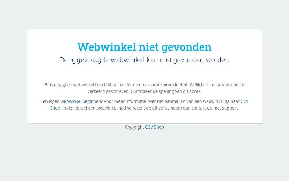 Screenshot of meer-voordeel.nl