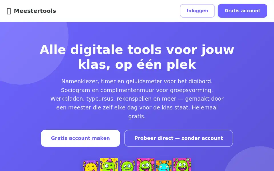 Screenshot of meestertools.nl