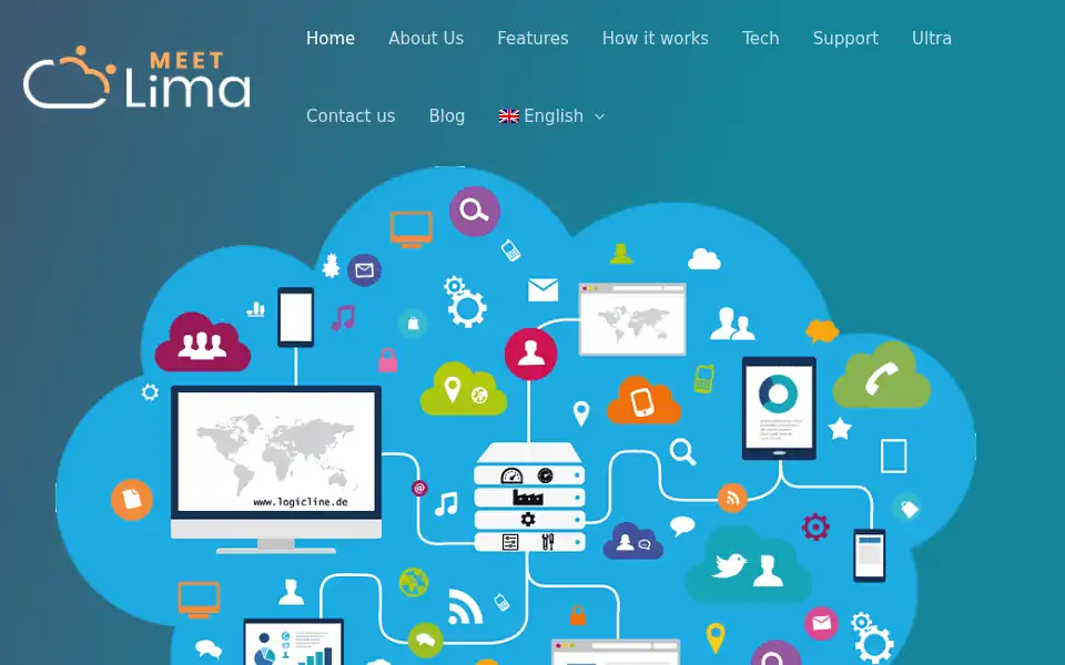 Screenshot of meetlima.com