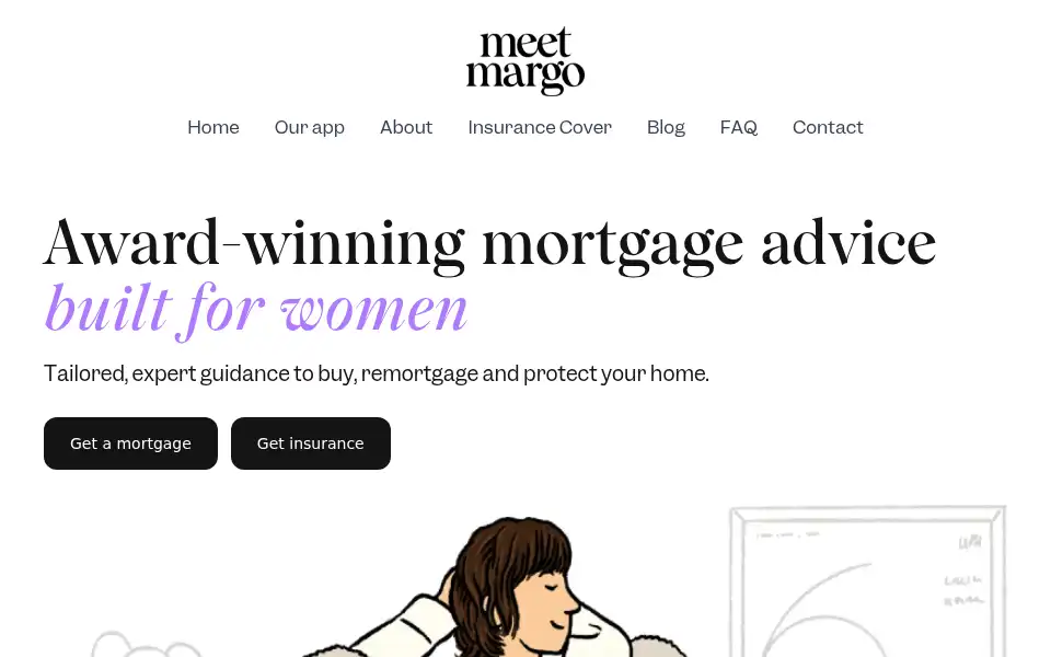 Screenshot of meetmargo.uk