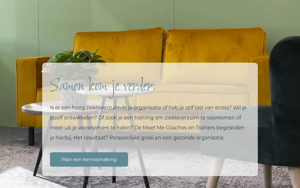 Screenshot of meetmecoaching.nl