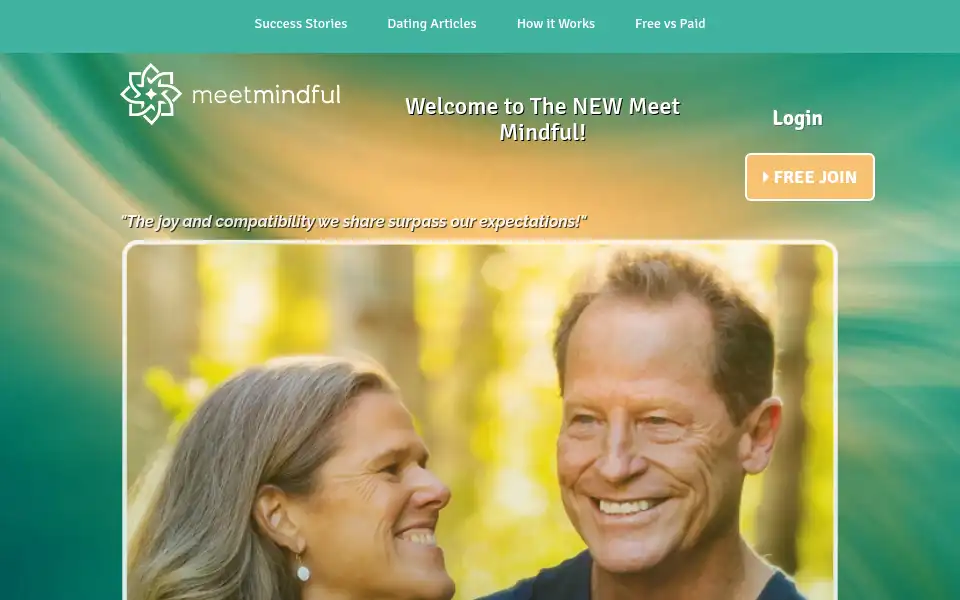 Screenshot of meetmindful.com