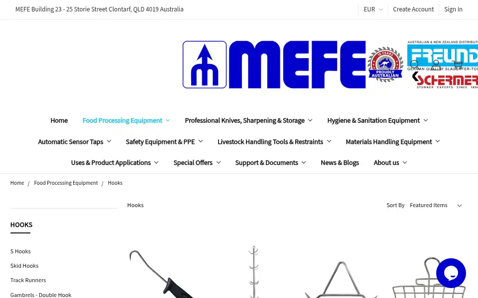 Screenshot of mefe.com.au