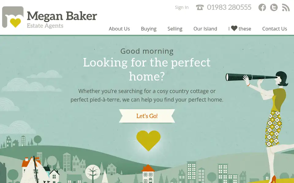 Screenshot of meganbakerestateagents.com