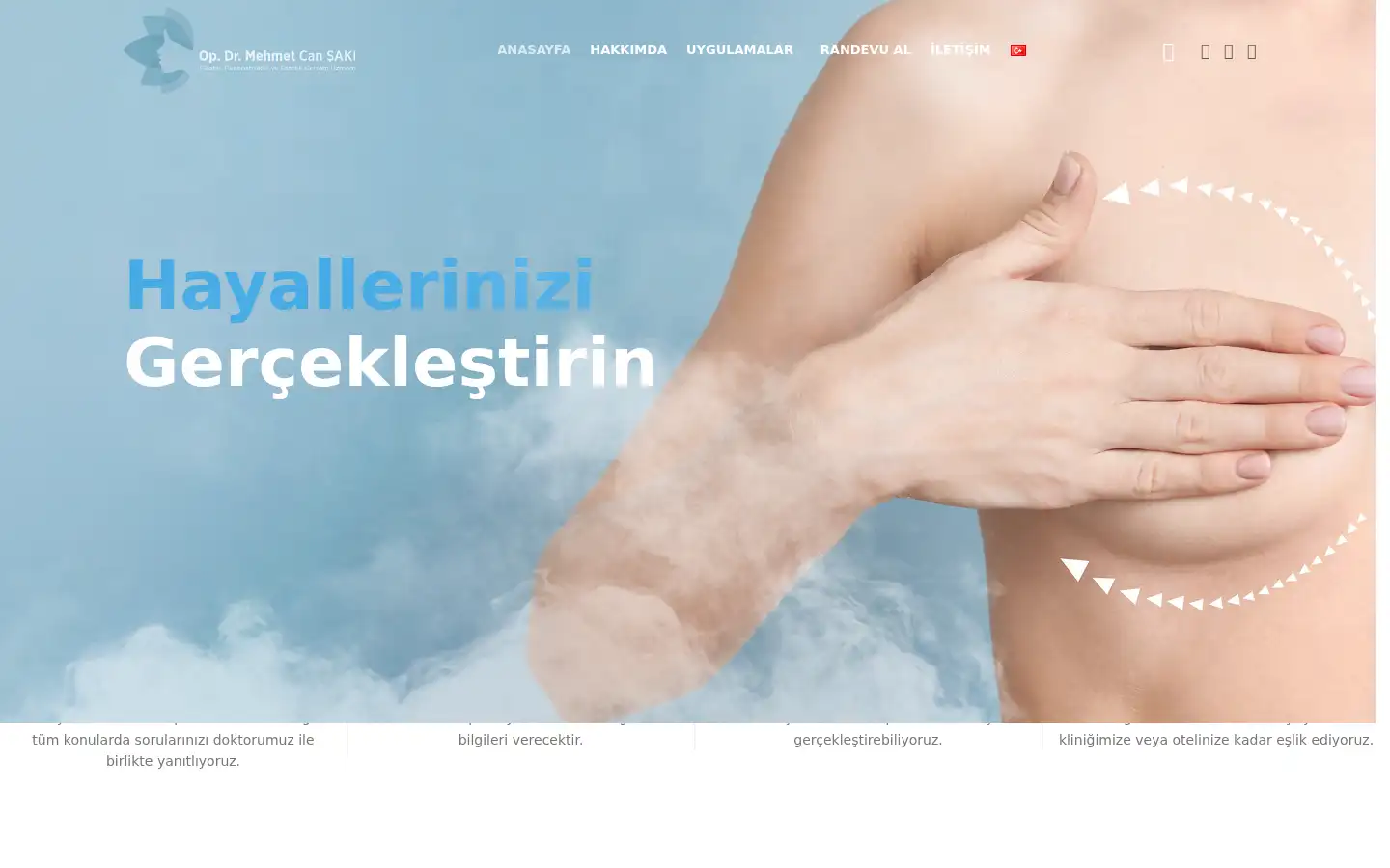 Screenshot of mehmetcansaki.com