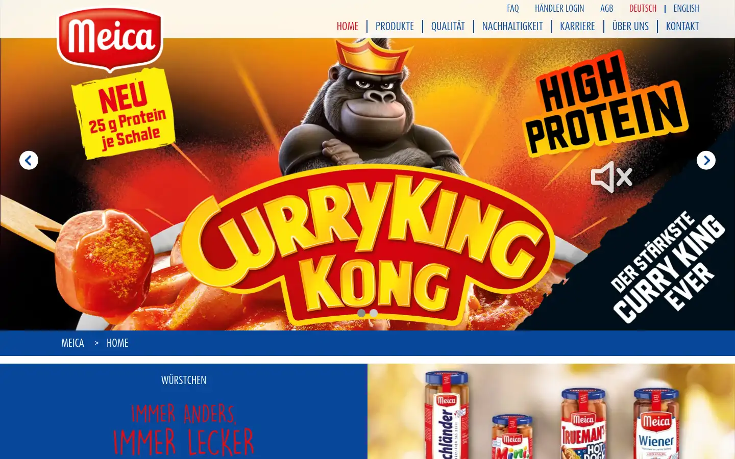Screenshot of meica.de
