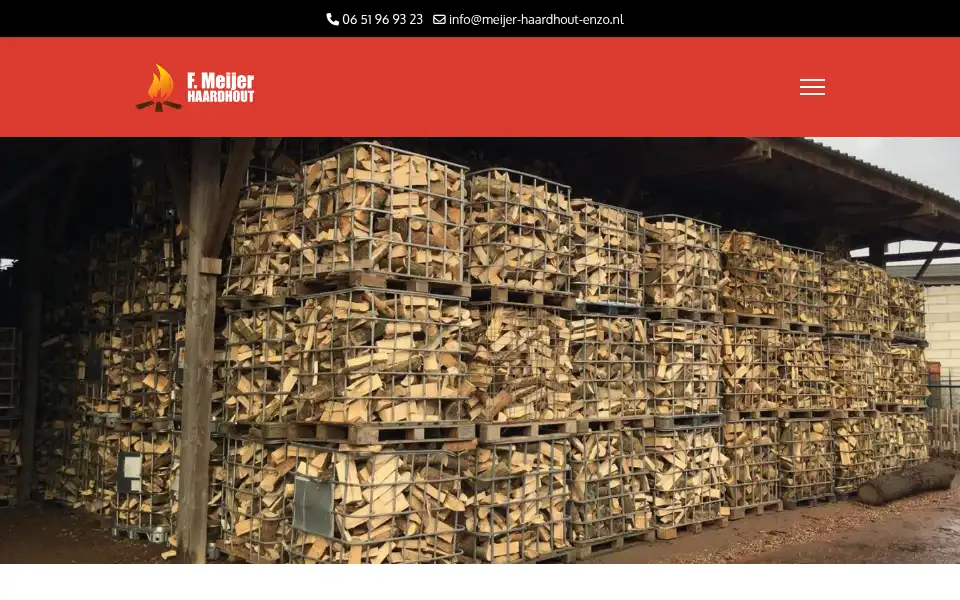 Screenshot of meijer-haardhout-enzo.nl