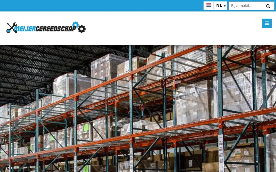 Screenshot of meijergereedschap.nl