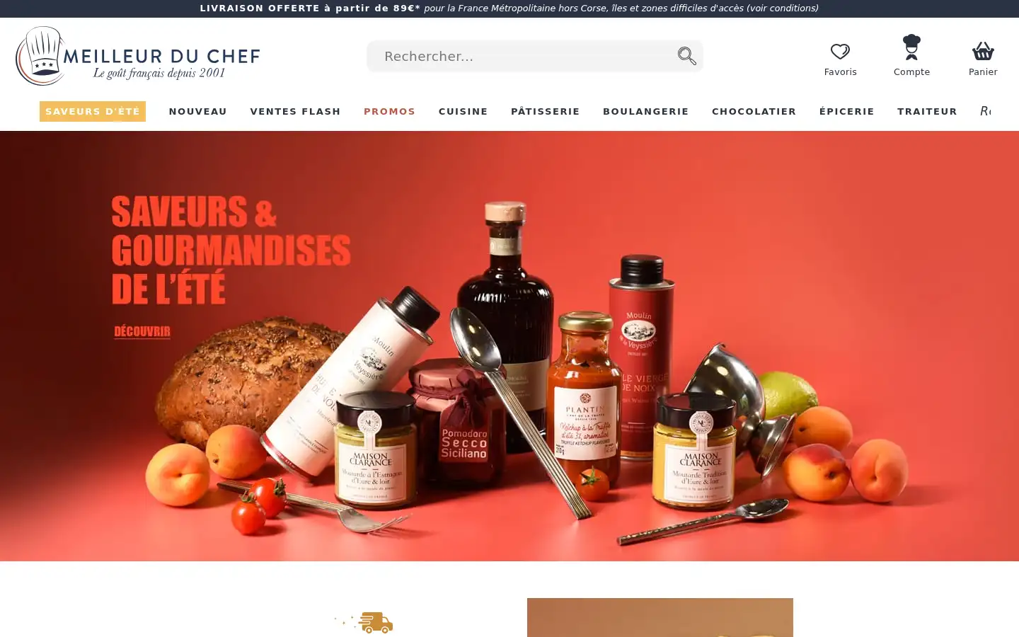 Screenshot of meilleurduchef.com