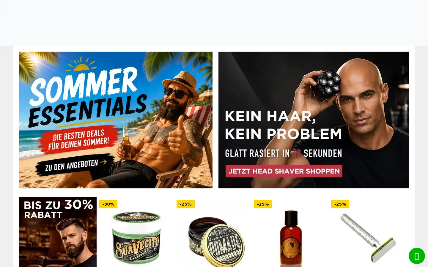 Screenshot of meinbart.de