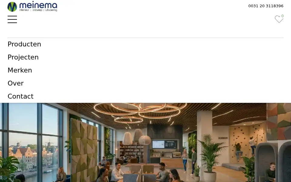 Screenshot of meinema.nl