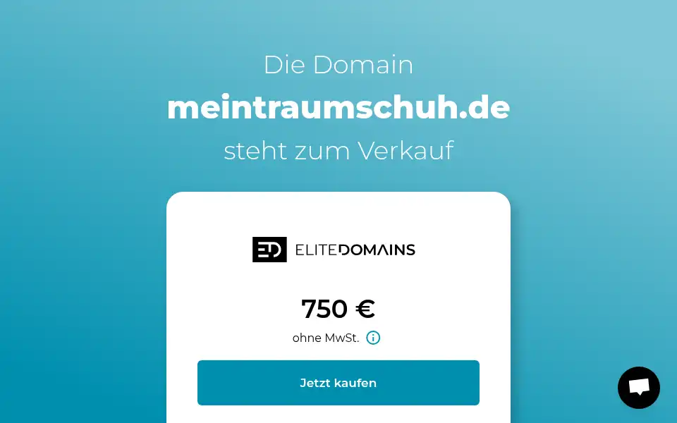 Screenshot of meintraumschuh.de