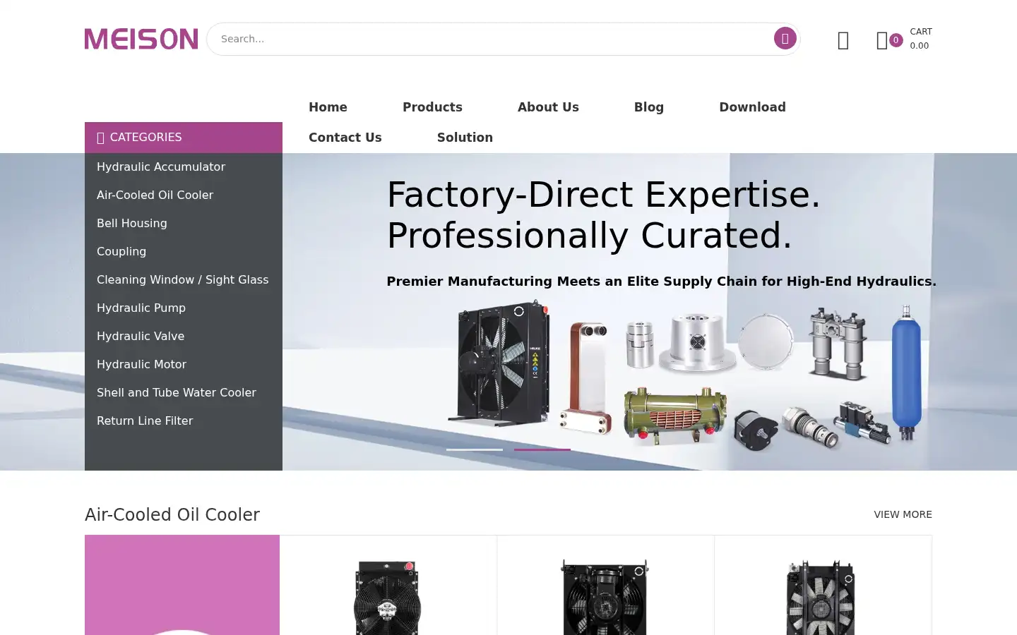 Screenshot of meisonhyd.com