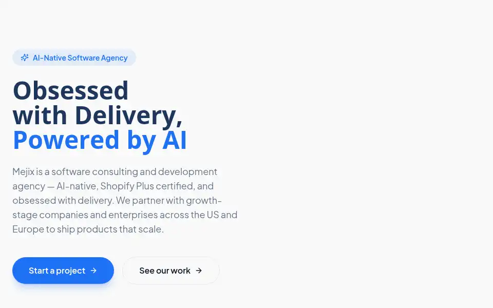 Screenshot of mejix.com
