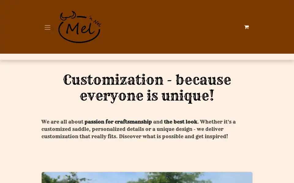Screenshot of mel-n-nel.com