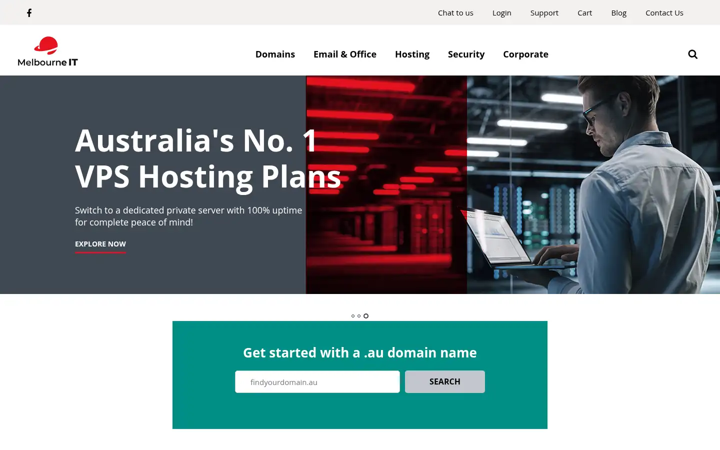 Screenshot of melbourneit.com