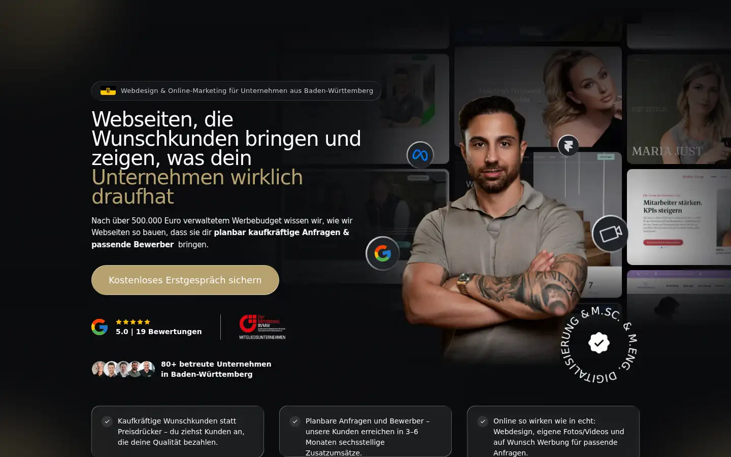 Screenshot of meliadis.de