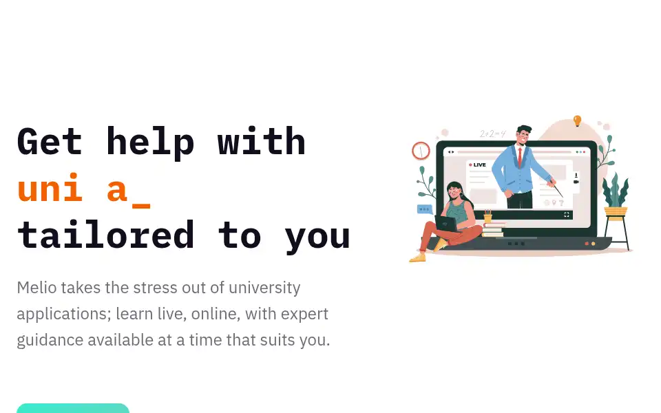 Screenshot of melioeducation.com