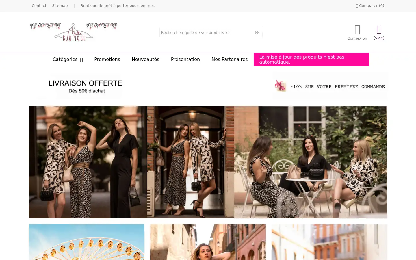 Screenshot of melleboutique-toulouse.fr