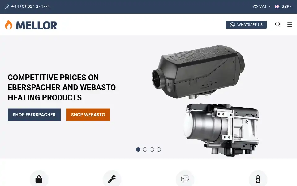 Screenshot of melloronline.co.uk