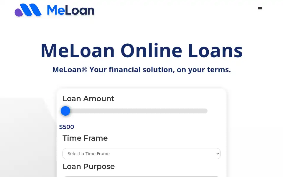 Screenshot of meloan.com.au