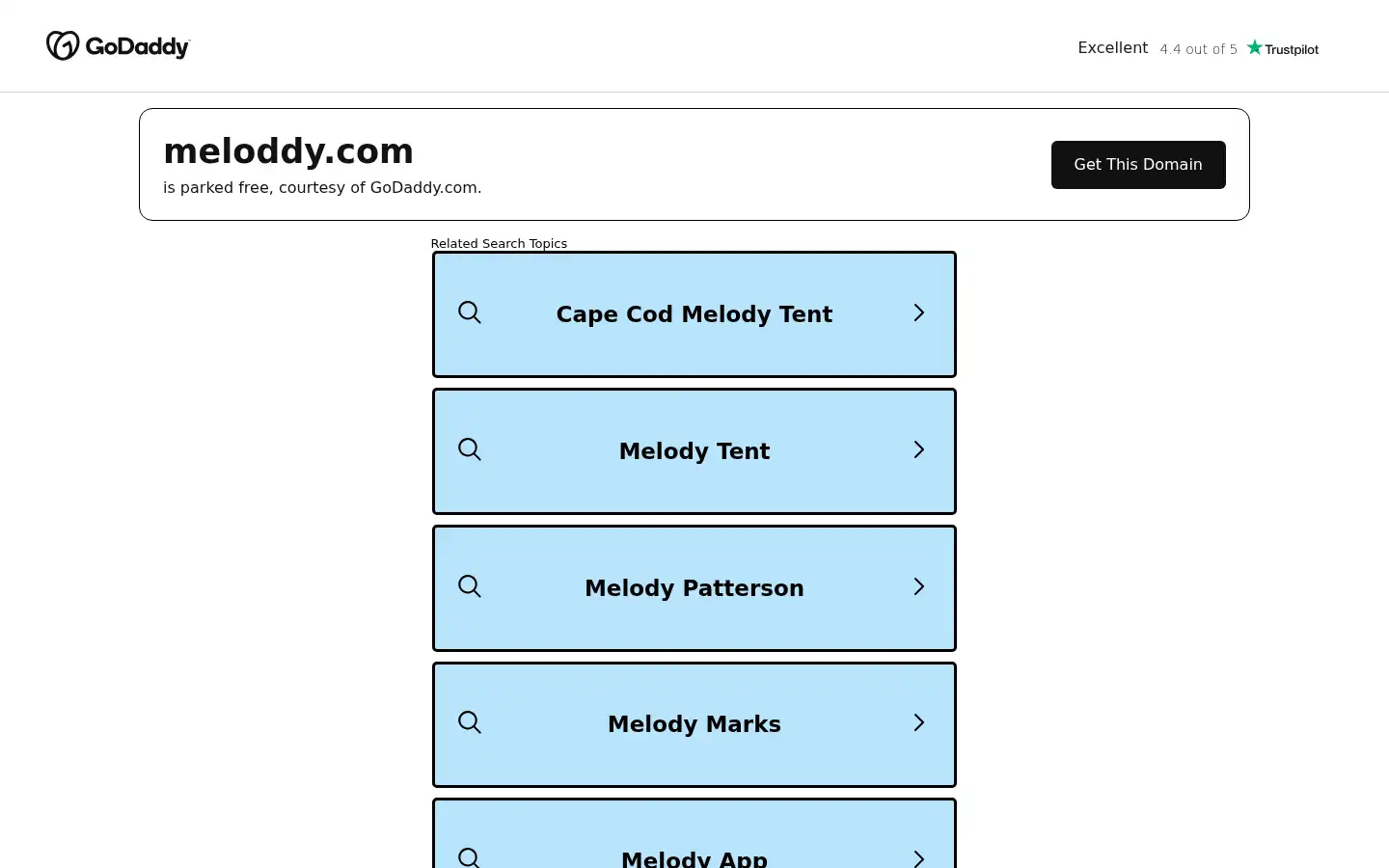 Screenshot of meloddy.com
