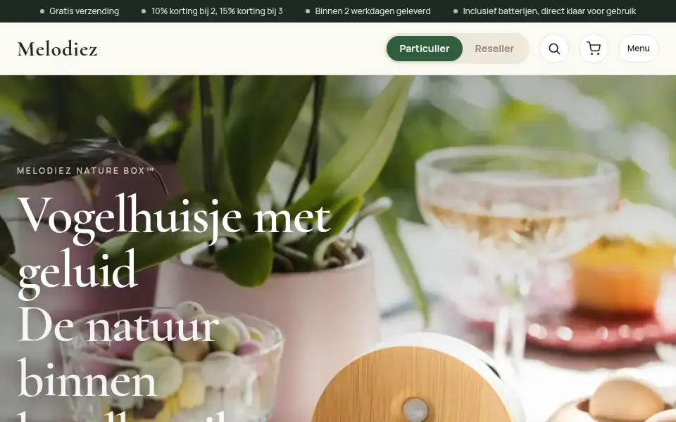 Screenshot of melodiez.nl