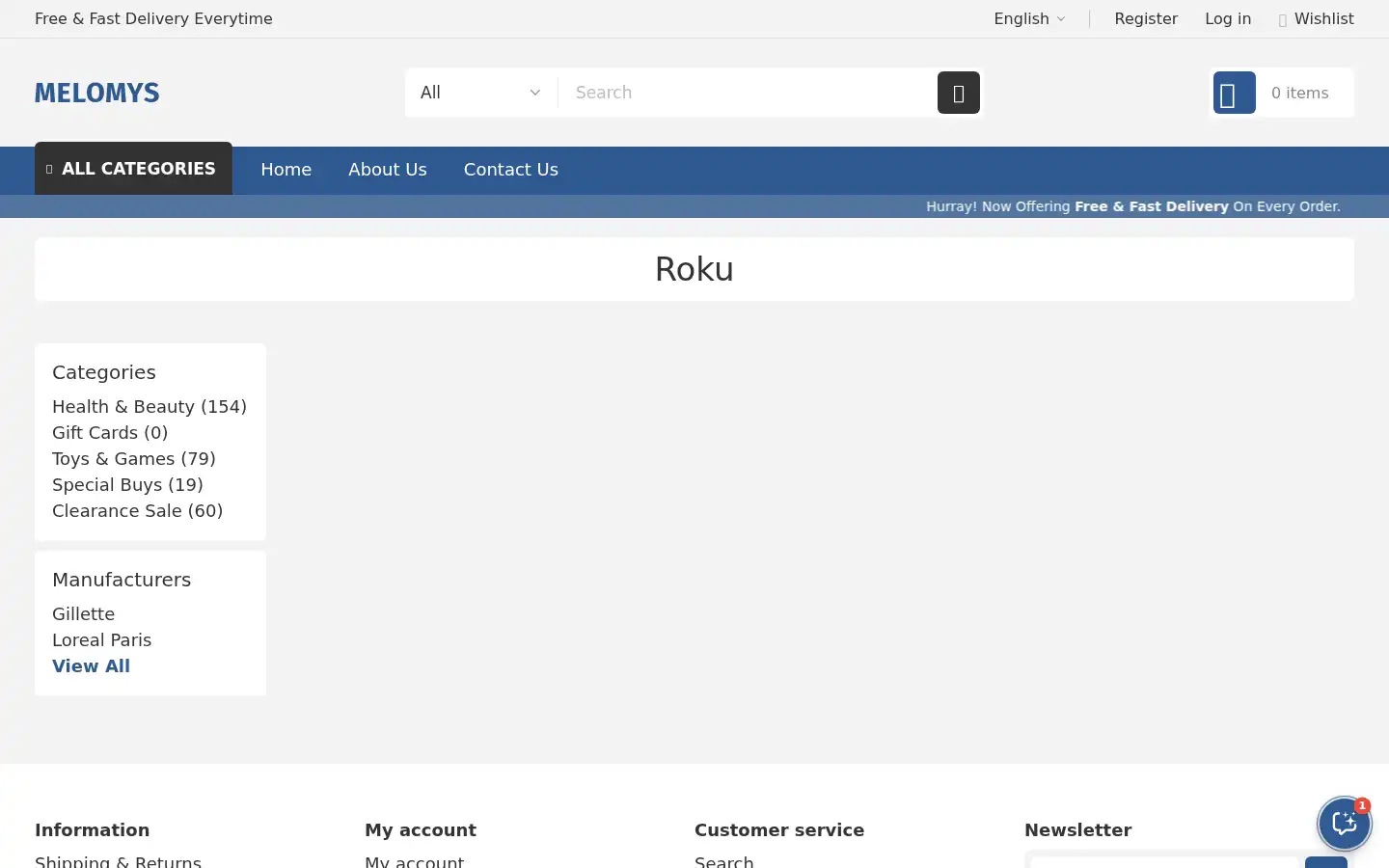 Screenshot of melomys.co.uk