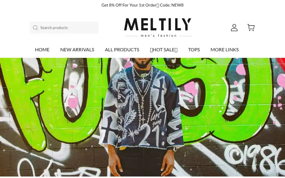 Screenshot of meltily.com