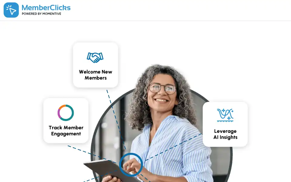 Screenshot of memberclicks.com