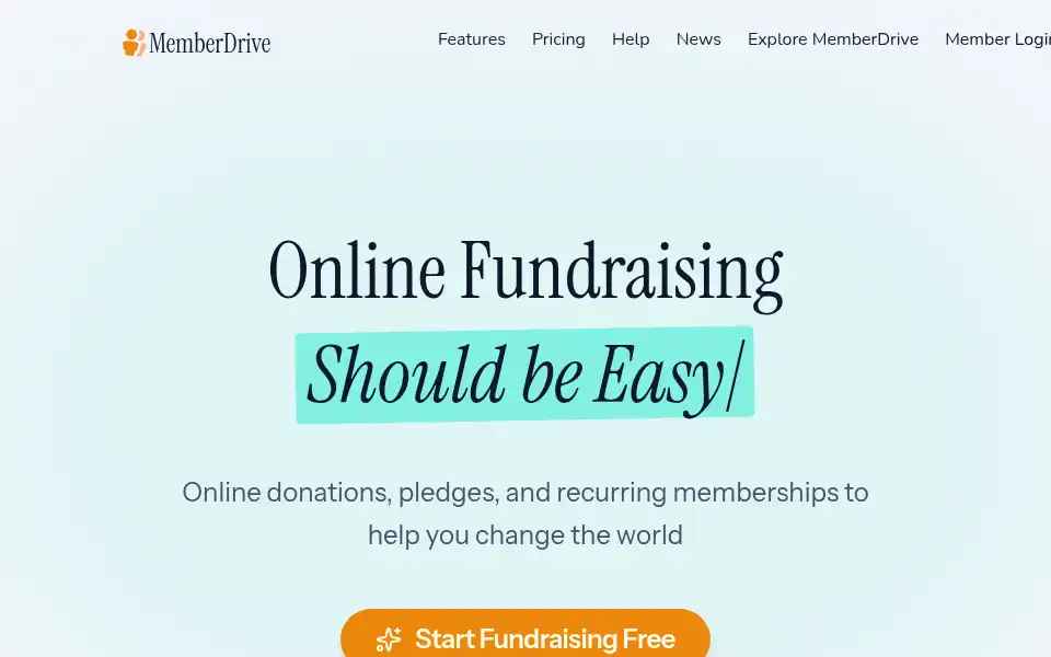 Screenshot of memberdrive.org